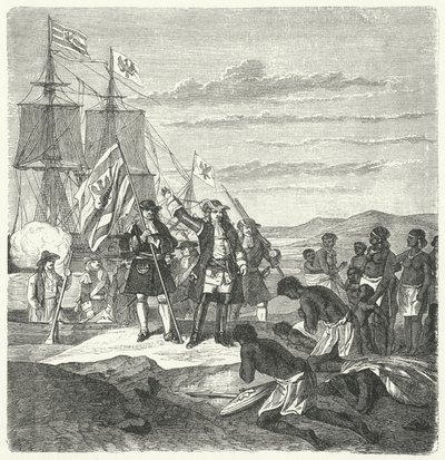 The Brandenburgers landing on the coast of Guinea 作者 德国学校
