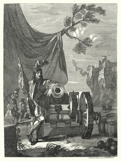 The Cannon (engraving) 作者 德国学校