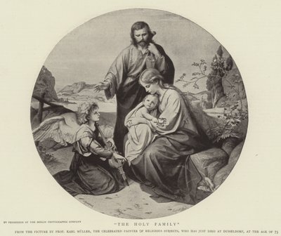The Holy Family (engraving) 作者 德国学校