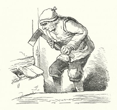 人与蛇（版画） 作者 德国学校