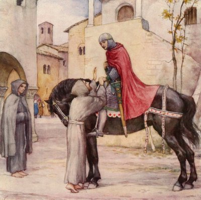 安杰洛-塔克罗迪的召唤（彩色石版画） 作者 德国学校