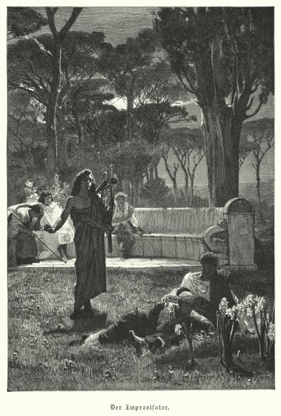 The improvisor (engraving) 作者 德国学校