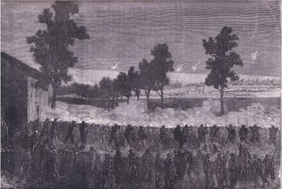 The sortie of Cachan, Cassells History of the War between France and Germany published by Cassell and Company Limited, c.1890 (litho) 作者 德国学校