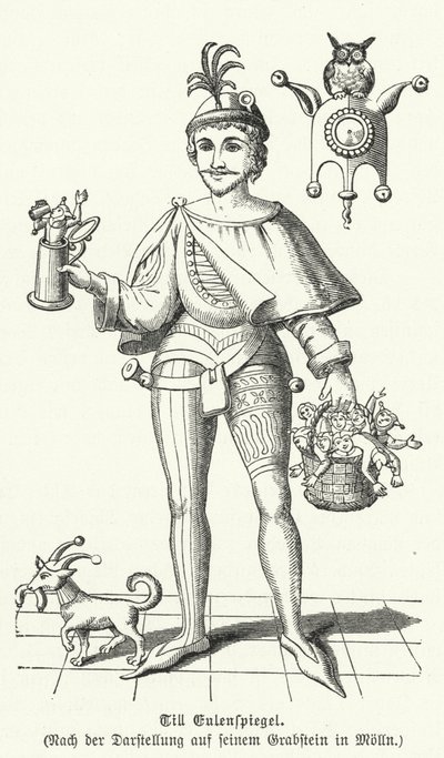 致 Eulenspiegel (雕刻) 作者 德国学校