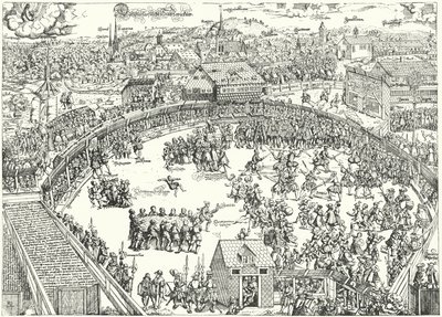 1573年8月在茨维考举行的比赛 作者 德国学校