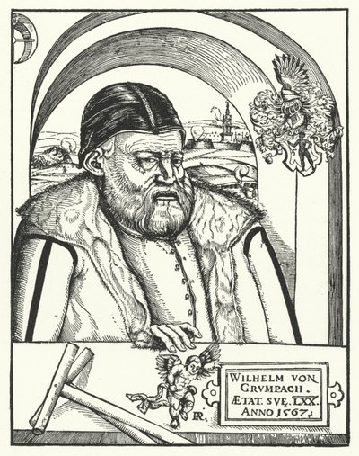 Wilhelm von Grumbach，德国骑士和冒险家（雕刻）。 作者 德国学校