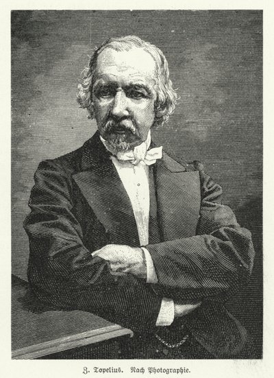 Zachris Topelius，讲瑞典语的芬兰小说家、诗人、记者和历史学家（石版画） 作者 德国学校