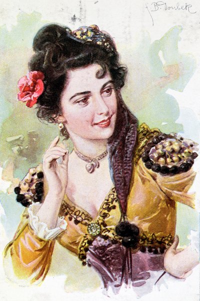 沃尔夫冈·阿马德乌斯·莫扎特（1756-91），歌剧“Don Giovanni”中的Zerline，c.1900 作者 德国学校