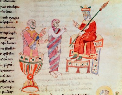 Zoroaster or Zarathustra consulting oracles (Miniature, 9th century) 作者 德国学校