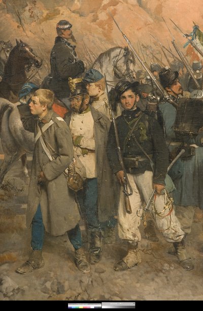 帕莱斯特罗的陷落，1859 年 5 月 30 日 作者 Gerolamo Induno