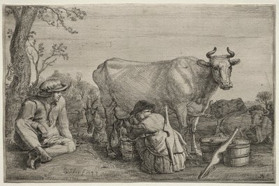 奶妈》，1643年。 作者 格里特·克莱兹。布莱克