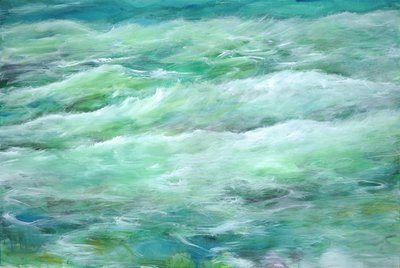 宁静的海洋》，2013 年（丙烯酸画布） 作者 