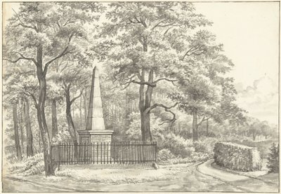 维特-凡-海姆斯特德纪念碑，1817 年由大卫-雅各布-凡-伦尼普（David Jacob van Lennep）竖立在海姆斯特德的曼帕德宫（Huis te Manpad）。 作者 杰里特·兰伯茨