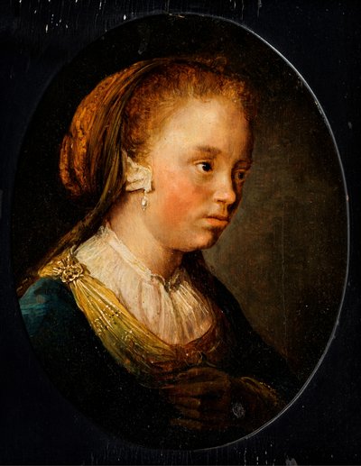 少女肖像 作者 Gerrit 或 Gerard Dou