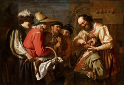 拔牙器 作者 Gerrit van Honthorst