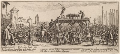 轮子 作者 Gerrit van Schagen 在 Jacques Callot 之后