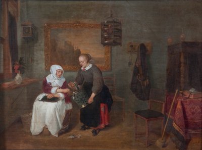1640-1658年的 "荷兰内部"。 作者 Gerritsz Quiringh van Brekelenkam