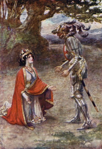 红十字骑士彻底被攻克（彩色平版） 作者 格特鲁德·E·德曼（仿）哈蒙德