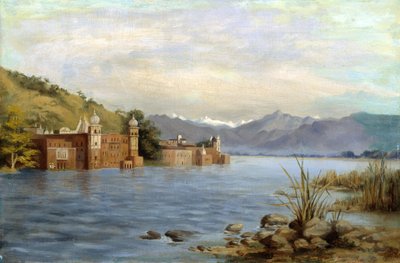 1888年Hardwar的恒河 作者 格特鲁德·艾伦·伯拉德