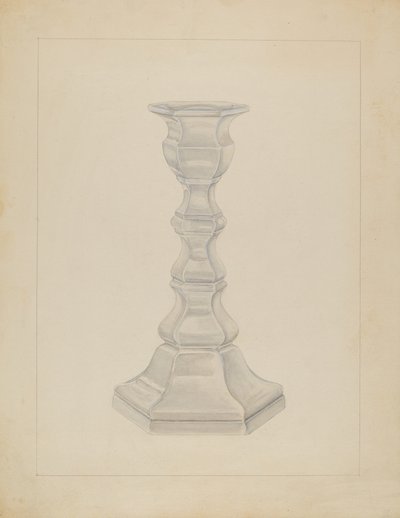 烛台，约1936年。 作者 格特鲁德·伦伯格