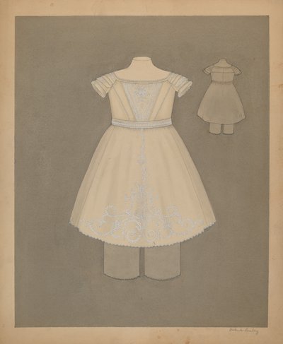 孩子的衣服，约1937年。 作者 格特鲁德·伦伯格