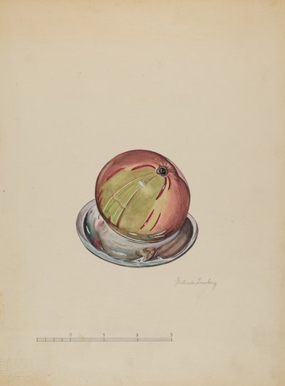 纸重，约1936年。 作者 格特鲁德·伦伯格