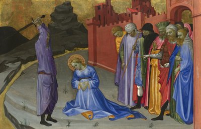 圣玛格丽特的斩首，c.1409（杨树上的蛋彩画） 作者 杰拉尔多·斯塔尼娜（Gherardo Starnina）