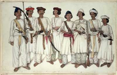八个廓尔喀，1815年 作者 古兰姆·阿里·汗（Ghulam Ali Khan）