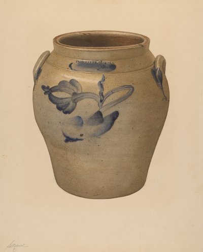 罐子，约1941年。 作者 贾辛托·卡佩利
