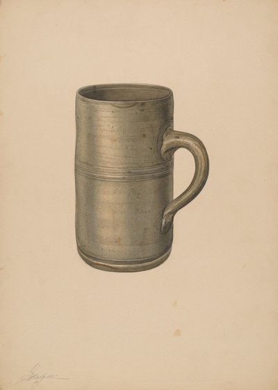 马克杯，约1940年。 作者 贾辛托·卡佩利