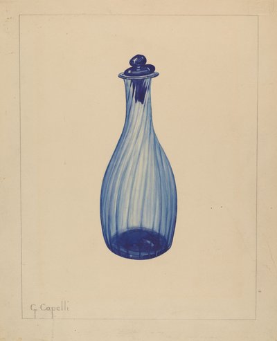 厕所水瓶，1937年。 作者 贾辛托·卡佩利