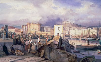 Naples Dock 作者 贾辛托·吉甘特（Giacinto Gigante）