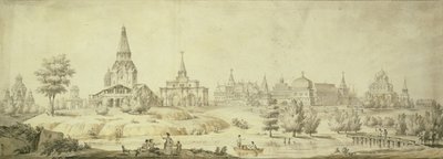科洛缅斯科耶景观，1795年 作者 贾科莫·安东尼奥·多梅尼科·夸伦吉