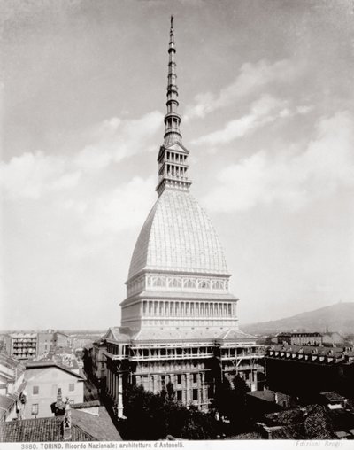 安东内尔鼹鼠的看法在都灵，c.1890 作者 贾科莫·布罗吉（Giacomo Brogi）