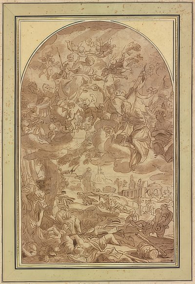 1656年那不勒斯大瘟疫 作者 贾科莫·法雷利（Giacomo Farelli）