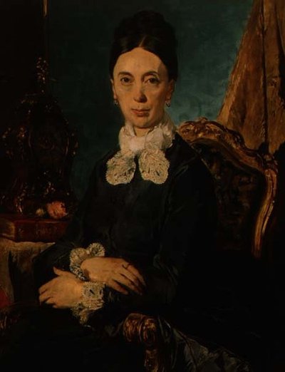 艺术家的亲属画像 作者 贾科莫·法夫雷托（Giacomo Favretto）