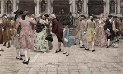 海滨长廊 作者 贾科莫·法夫雷托（Giacomo Favretto）