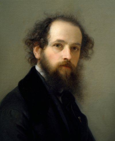 贾科莫·特雷库特 (Giacomo Trecourt，1812-1882) 的自画像，布面油画 作者 贾科莫·特雷库尔