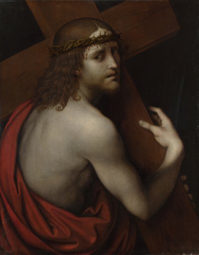 基督背着十字架c。 1518-1525 作者 Giampietrino