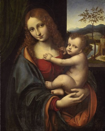 处女和儿童，1510-1525年 作者 Giampietrino