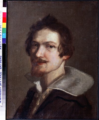 Gianlorenzo Bernini dit le Bernin (1598-1680) 1630 环境 谢尔普霍夫，国立历史与艺术博物馆，"自画像 "版画 作者 吉安·洛伦佐·贝尼尼
