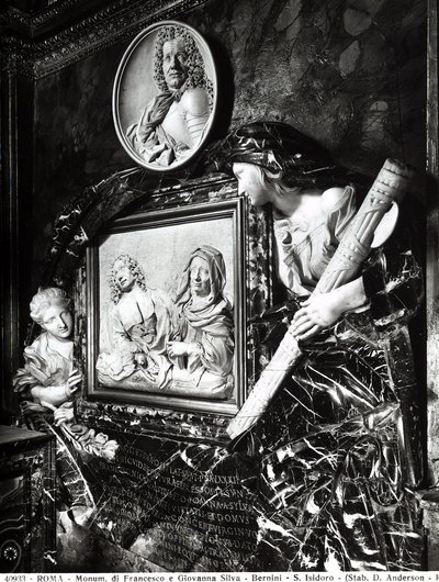 弗朗切斯科和乔瓦尼·席尔瓦（Giovanni Silva）的纪念碑，吉安洛伦佐·贝尼尼（Gianlorenzo Bernini），1663年 作者 Gian Lorenzo Bernini