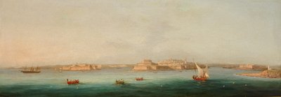 大港，马耳他，1869年 作者 詹辛托·詹尼