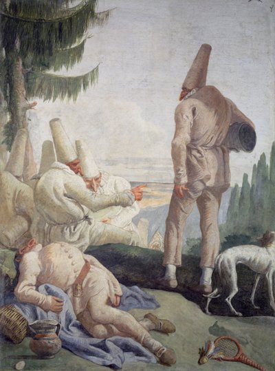 Pulcinella度假 作者 乔瓦尼·多梅尼科·蒂埃波罗