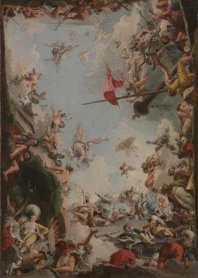 赞美朱斯蒂尼安家族，1783年 作者 乔瓦尼·多梅尼科·蒂埃波罗