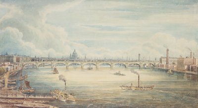 来自亨格福德码头，1837年（纸上写着） 作者 基甸·叶茨