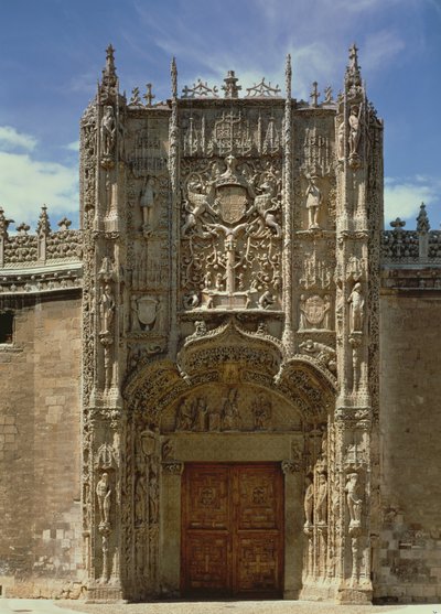 入口立面（国家宗教雕塑博物馆）建于1488年至1996年 作者 吉尔·德·西洛（Gil de Siloe）