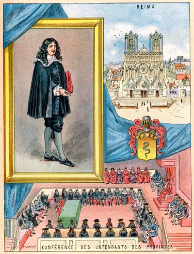 Jean-Baptiste Colbert，法国财政大臣，1898年 作者 吉尔伯特