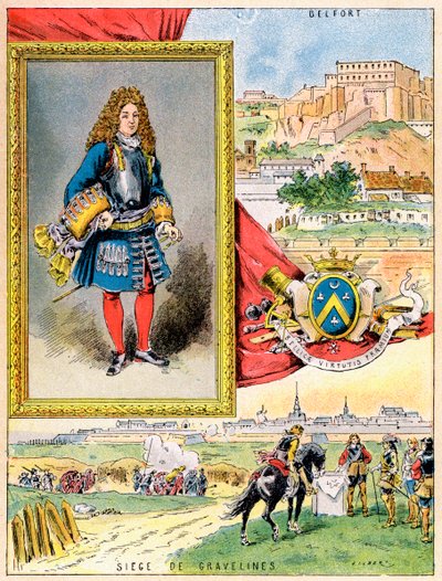 Sébastienle Prestre de Vauban，法国军事工程师，1898年 作者 吉尔伯特