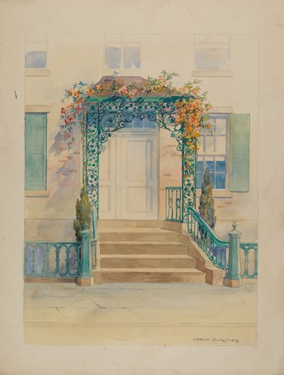 观赏性铁器，约1936年。 作者 吉尔伯特·萨克曼